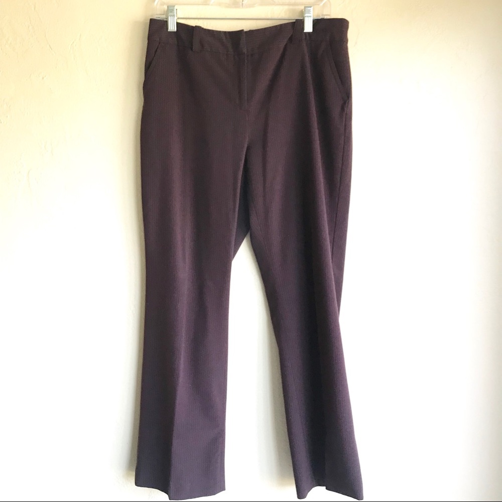 Apostrophe Purple Pin Stripe Pants